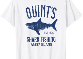 Quint’s Shark Fishing – Amity Island T-Shirt