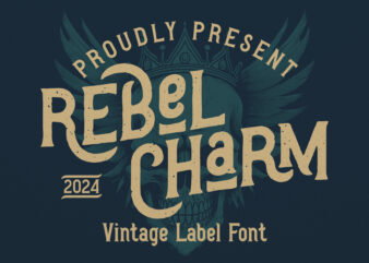 Rebel Charm t shirt design online