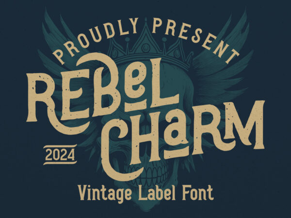 Rebel charm t shirt design online