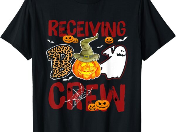 Receiving boo crew halloween receiving clerk match t-shirt