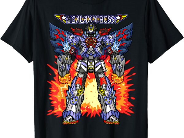 Recess time boss time galaxy boss robot t-shirt