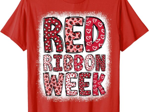 Red ribbon week t-shirt