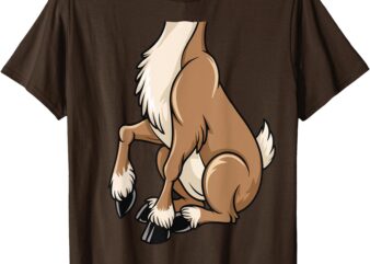 Reindeer Shirt Adult Kids Men Women Brown Deer Costume T-Shirt