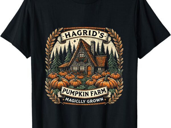 Retro fall hagrid’s pumpkin farm patch autumn -fall hagrid’s t-shirt