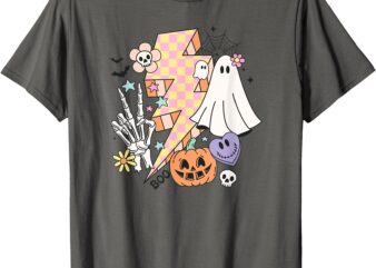 Retro Halloween Lightning T-Shirt