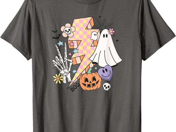 Retro halloween lightning t-shirt