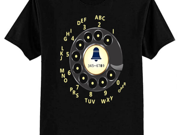 Retro rotary dial t-shirt