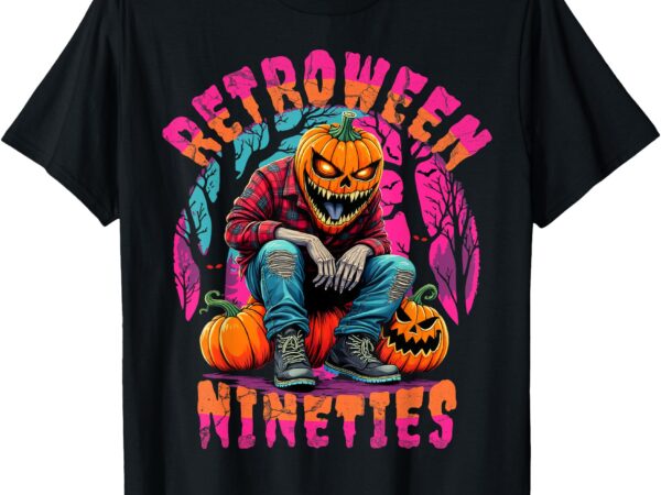 Retroween nineties retro grunge halloween design men women t-shirt