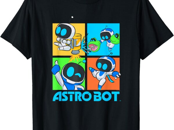 Ripple junction x astro bot rescue mission fighting pose t-shirt