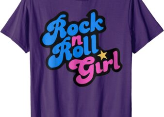 Rock N Roll Girl Ocean Fish Halloween Costumes Group Family T-Shirt