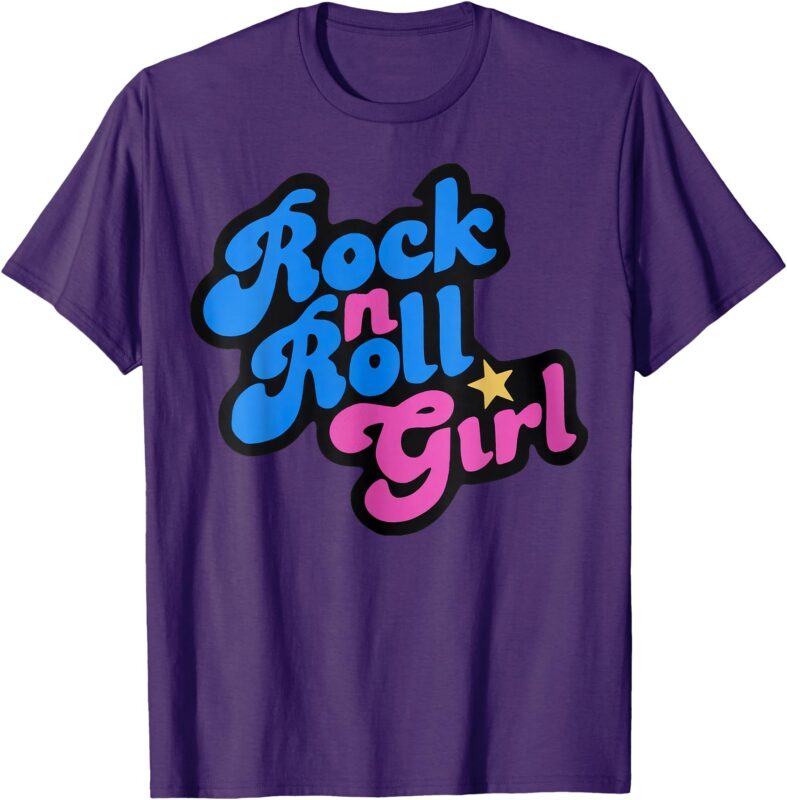 Rock N Roll Girl Ocean Fish Halloween Costumes Group Family T-Shirt