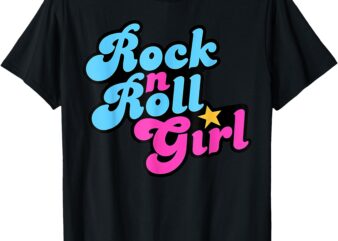 Rock N Roll Girl Ocean Fish Halloween Costumes Group Family T-Shirt