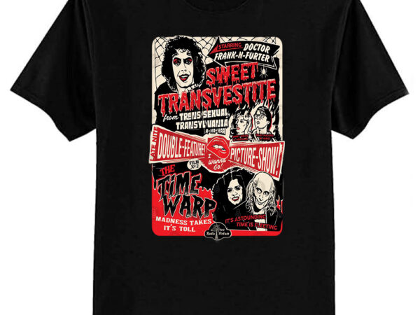 Rocky horror double feature picture show – dr. frank-n-furter t-shirt