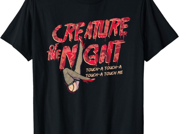 Rocky horror show creature of the night legs touch-a light t-shirt