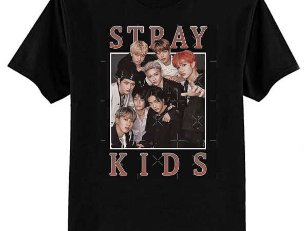 Stray kids vintage retro band style 90s classic t-shirt