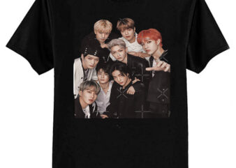 STRAY KIDS Vintage Retro Band Style 90s Classic T-Shirt