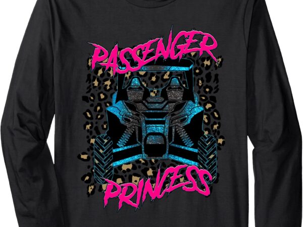 Sxs utv passenger princess adventure off-road long sleeve t-shirt