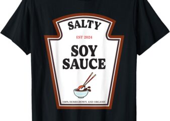 Salty Soy Sauce Condiment Costume Party Matching T-Shirt