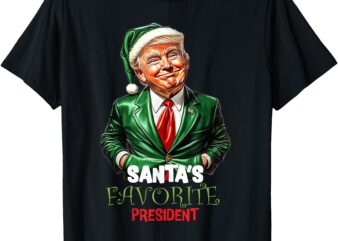 Santa’s Favorite President Funny Trump T-Shirt