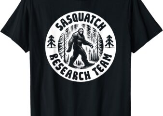 Sasquatch Research Team – Bigfoot Forest Walk T-Shirt