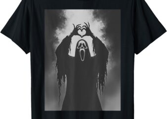 Scary Face Horror Poster Halloween T-Shirt