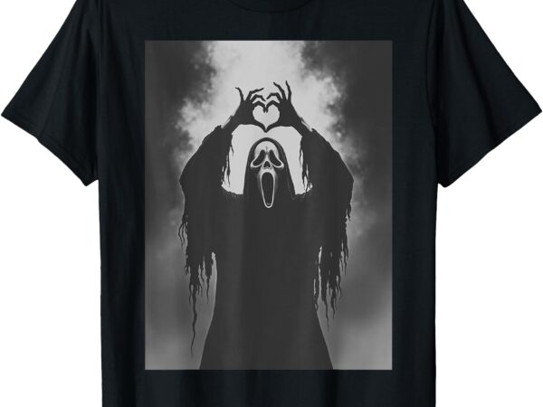 Scary face horror poster halloween t-shirt