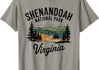 Scenic Nature Landscape Shenandoah National Park T-Shirt