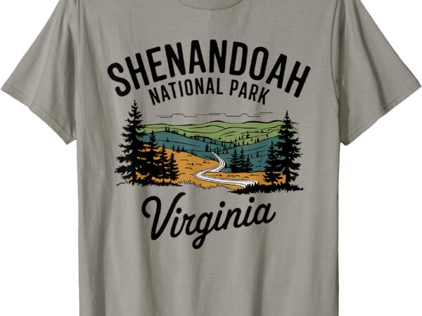 Scenic nature landscape shenandoah national park t-shirt