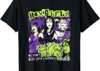 Scooby-Doo Hex GIRLS We Don’t Need Your Approval Retro Logo T-Shirt