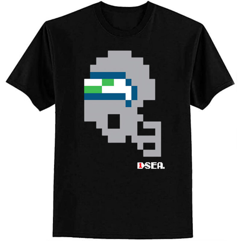 Seahawks Tecmo Bowl Helmet T-Shirt