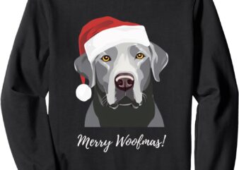 Silver Labrador Christmas Sweatshirt