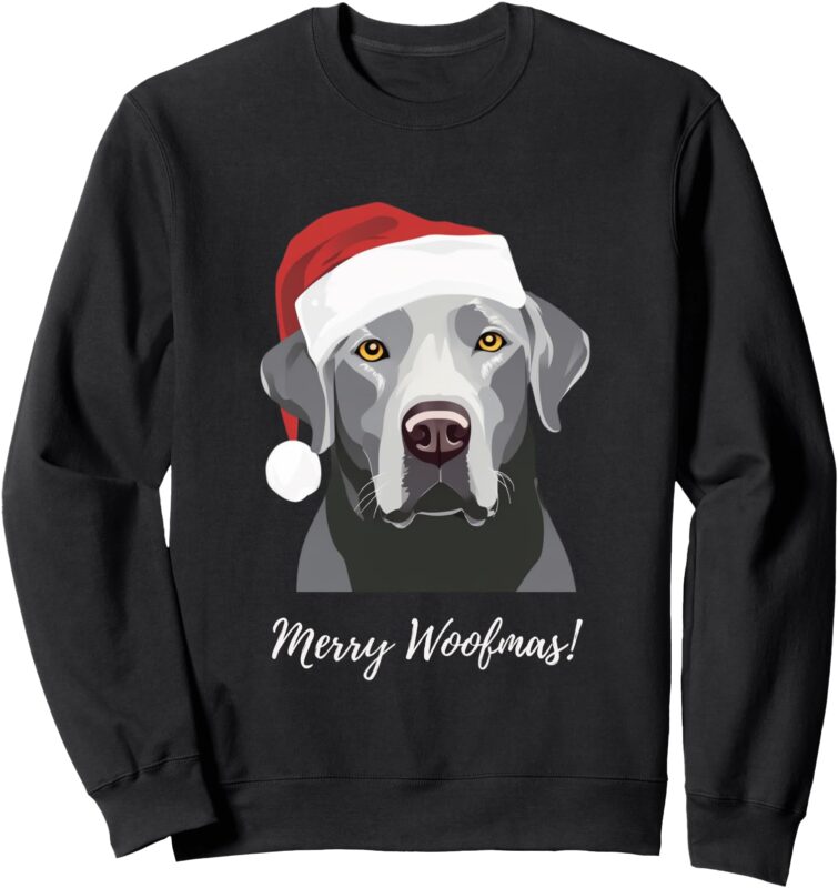 Silver Labrador Christmas Sweatshirt