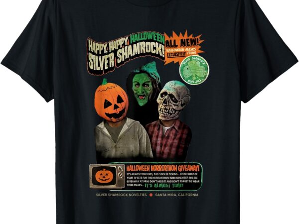 Silver shamrock novelties halloween specials t-shirt