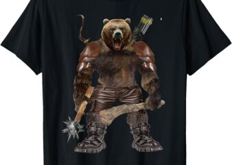 Sir Ben the Grizzly Bear Orc Ranger T-Shirt