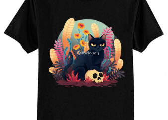 Skull kitty Classic T-Shirt