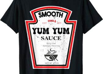 Smooth Yumyum Bottle Label Halloween Costume 2024 Condiment T-Shirt