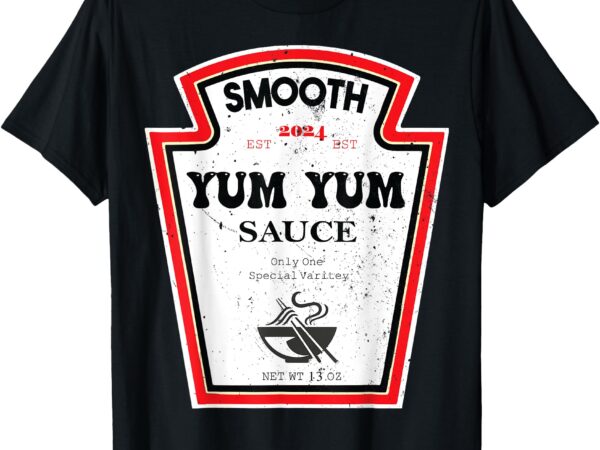 Smooth yumyum bottle label halloween costume 2024 condiment t-shirt