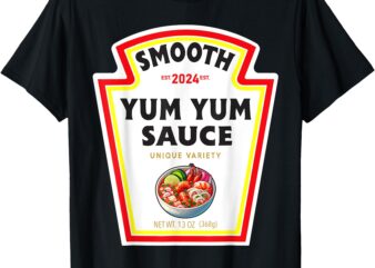 Smooth Yumyum Sauce Halloween 2024 Couples Costume T-Shirt