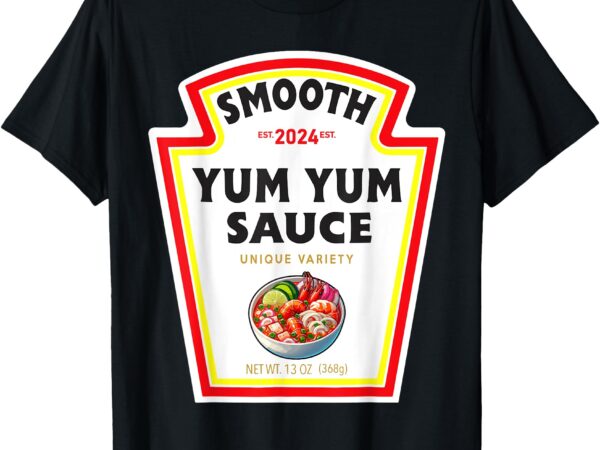 Smooth yumyum sauce halloween 2024 couples costume t-shirt