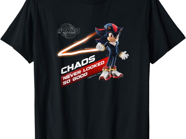 Sonic the hedgehog 3 – shadow _chaos never looked so good_ t-shirt