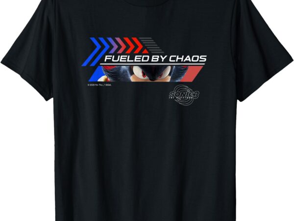 Sonic the hedgehog 3 – shadow _fueled by chaos_ t-shirt