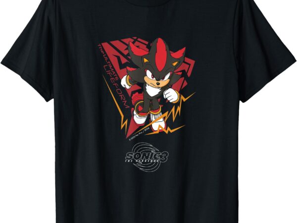 Sonic the hedgehog 3 – shadow _the ultimate lifeform_ t-shirt