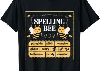 Spelling Bee Funny Pun Halloween Costumes For Teachers T-Shirt