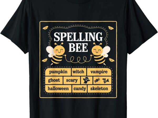 Spelling bee funny pun halloween costumes for teachers t-shirt