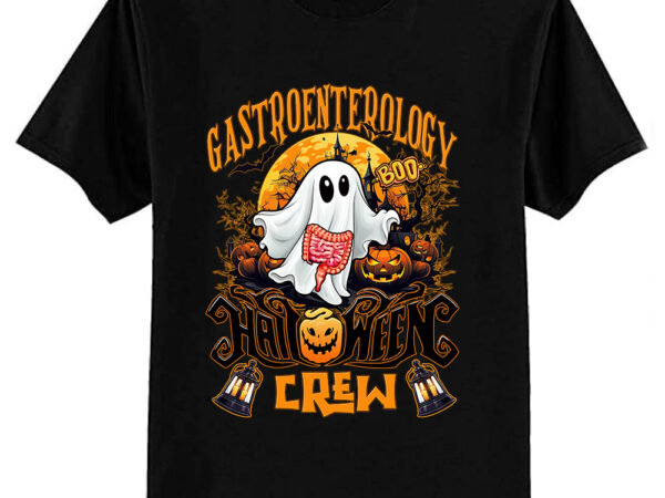 Spooky gastroenterology boo crew endoscopy tech halloween t-shirt ltsp