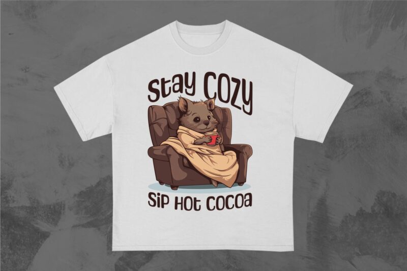 Cozy Animals T-Shirt Designs Bundle