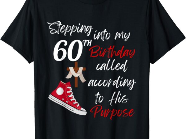 Stepping into my 60th birthday t-shirt