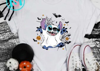 Stitch Halloween SVG, Cartoon SVG, Happy Halloween’s Day SVG t shirt template vector