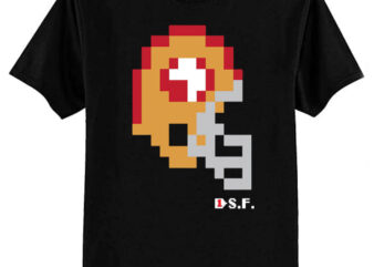 49ers Tecmo Bowl Helmet T-Shirt