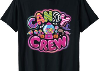 Sweetie Candy Squad Candy Land Candy Crew Halloween Pumpkins T-Shirt